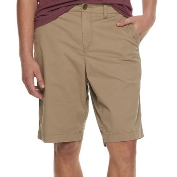 *Casual Shorts Urban Pipeline sz 16 Khaki Maxflex Waist Summer 4 Pocket Boys - Picture 1 of 3